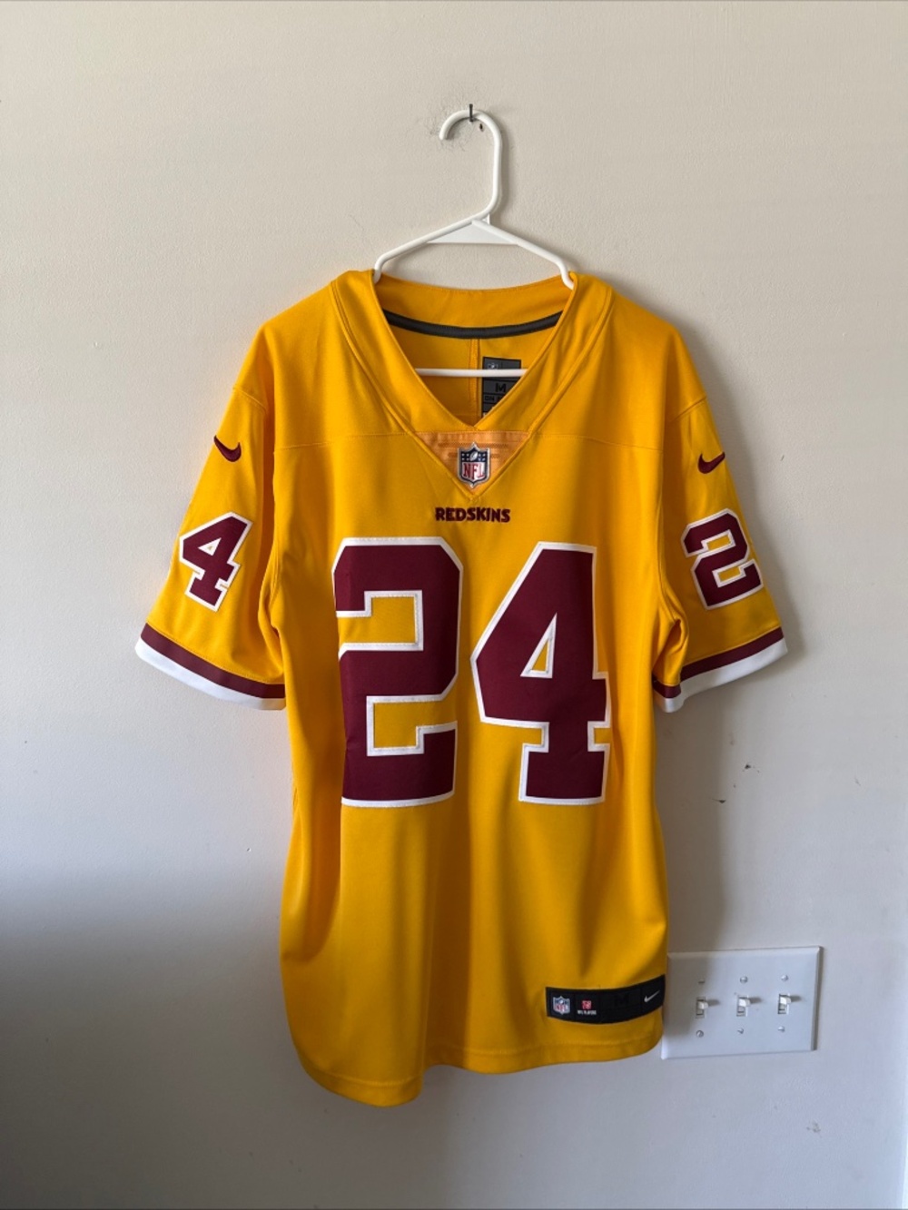 Men’s Nike JOSH NORMAN #24 Washington Redskins Vapor Lmtd NFL Jersey Sz M - RARE